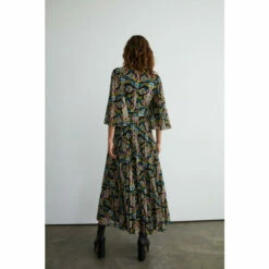 Warehouse Floral Pleated Belted Maxi Dress For Female -Warehouse Sales Store unnamed file 1003