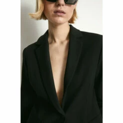 Warehouse Premium Tailored Single Breasted Longline Jacket For Female -Warehouse Sales Store unnamed file 1011