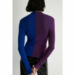 Warehouse Colourblock Metallic Cut Out Top For Female -Warehouse Sales Store unnamed file 1038