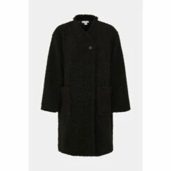Warehouse Asymmetric Wrap Teddy Coat For Female -Warehouse Sales Store unnamed file 1057