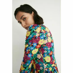 Warehouse Printed Puff Sleeve Short Dress For Female -Warehouse Sales Store unnamed file 1161