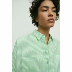 Warehouse Stripe Long Sleeve Shirt For Female -Warehouse Sales Store unnamed file 1174