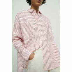 Warehouse Stripe Long Sleeve Shirt For Female -Warehouse Sales Store unnamed file 1178