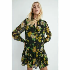 Warehouse Petite Recycled Polyester Mini Shirt Dress For Female -Warehouse Sales Store unnamed file 1189