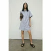 Warehouse Cotton Stripe Mini Shirt Dress For Female