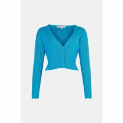 Warehouse Wide Rib V Neck Knit Cardigan For Female -Warehouse Sales Store unnamed file 1214