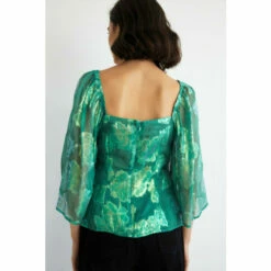 Warehouse Sparkle Jacquard Twist Top For Female -Warehouse Sales Store unnamed file 1251