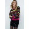 Warehouse Fairisle Jacquard Knit Jumper For Female -Warehouse Sales Store unnamed file 1254