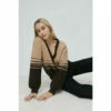 Warehouse Sunset Stripe Knit Cardigan For Female -Warehouse Sales Store unnamed file 1302