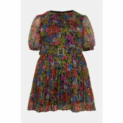 Warehouse Plus Size Belted Pleated Short Sleeve Mini Dress For Female 11 Warehouse Plus Size Belted Pleated Short Sleeve Mini Dress For Female -Warehouse Sales Store unnamed file 1316