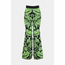 Warehouse WH X William Morris Society Metallic Floral Knitted Trouser For Female -Warehouse Sales Store unnamed file 1351