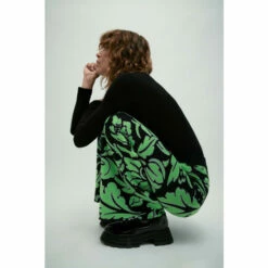 Warehouse WH X William Morris Society Metallic Floral Knitted Trouser For Female -Warehouse Sales Store unnamed file 1352