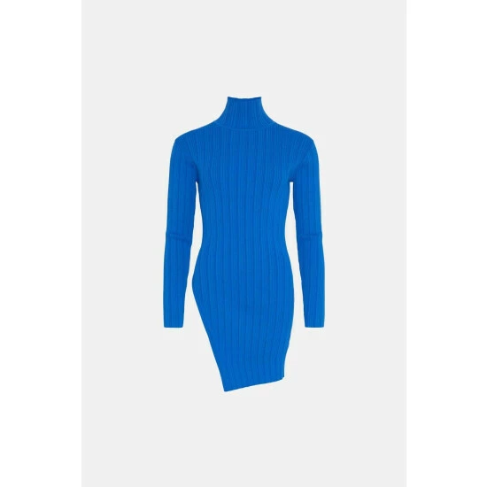 Warehouse Asymmetric Hem Knit Jumper For Female 6 Warehouse Asymmetric Hem Knit Jumper For Female - Image 4