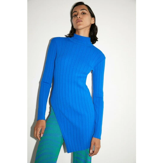 Warehouse Asymmetric Hem Knit Jumper For Female 7 Warehouse Asymmetric Hem Knit Jumper For Female - Image 5