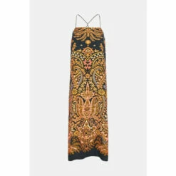 Warehouse Printed Satin Midi Slip Dress For Female -Warehouse Sales Store unnamed file 1378