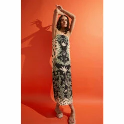 Warehouse Printed Satin Midi Slip Dress For Female -Warehouse Sales Store unnamed file 1380