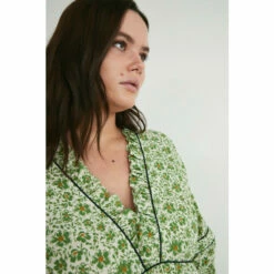 Warehouse Plus Size Floral Piping Detail Mini Dress For Female 8 Warehouse Plus Size Floral Piping Detail Mini Dress For Female -Warehouse Sales Store unnamed file 1387