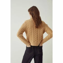 Warehouse Cold Shoulder Roll Neck Knit Jumper For Female -Warehouse Sales Store unnamed file 1393