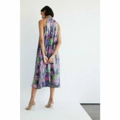Warehouse Printed Sequin Halterneck Midi Dress For Female -Warehouse Sales Store unnamed file 1399
