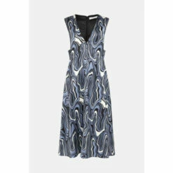 Warehouse Trapeze Pinafore Midi Dress For Female -Warehouse Sales Store unnamed file 1448