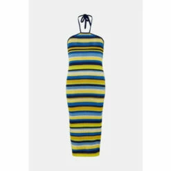 Warehouse Stripe Knit Midi Dress For Female -Warehouse Sales Store unnamed file 1458