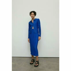 Warehouse Plisse Midi Skirt For Female