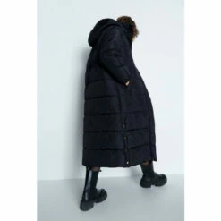 Warehouse Zip Through Longline Padded Coat For Female -Warehouse Sales Store unnamed file 159