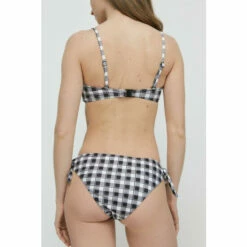 Warehouse Gingham Ribbed Tie Front Bikini Top For Female -Warehouse Sales Store unnamed file 1592