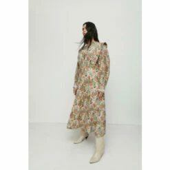 Warehouse Plus Size Paisley Lace Insert Midi Dress For Female -Warehouse Sales Store unnamed file 1604