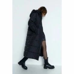 Warehouse Zip Through Longline Padded Coat For Female -Warehouse Sales Store unnamed file 161