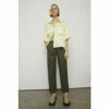 Warehouse Twill Tuck Front Chino Trouser For Female