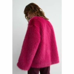 Warehouse Collarless Faux Fur Jacket For Female -Warehouse Sales Store unnamed file 166