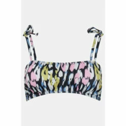 Warehouse Multi Animal Ruched Bikini Top For Female -Warehouse Sales Store unnamed file 1662