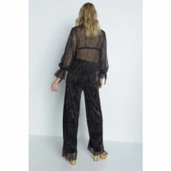 Warehouse Petite Metallic Plisse Animal Trouser Co-ord For Female -Warehouse Sales Store unnamed file 1666