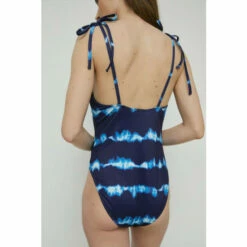 Warehouse Tie Dye V Neck Tie Shoulder Swimsuit For Female -Warehouse Sales Store unnamed file 1701