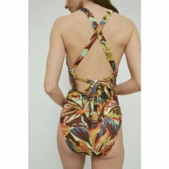 Warehouse Jungle Print Tie Back Swimsuit For Female -Warehouse Sales Store unnamed file 1752