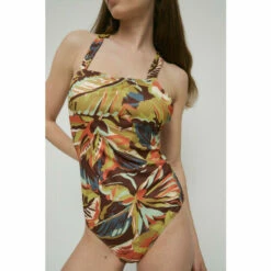 Warehouse Jungle Print Tie Back Swimsuit For Female -Warehouse Sales Store unnamed file 1754