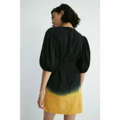 Warehouse Petite Tie Dye Ruched Skirt Mini Dress For Female -Warehouse Sales Store unnamed file 1757