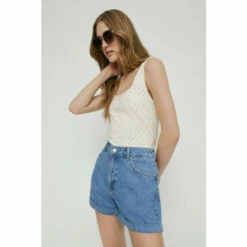 Warehouse Denim Mom Shorts For Female