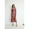 Warehouse Metallic Abstract Print Tie Wrap Midi Dress For Female -Warehouse Sales Store unnamed file 1770