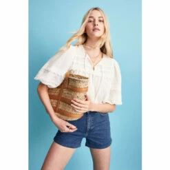 Warehouse Denim Mom Shorts For Female -Warehouse Sales Store unnamed file 1787