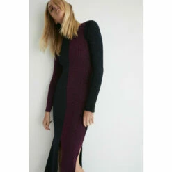 Warehouse Metallic Colourblock Knit Midi Dress For Female -Warehouse Sales Store unnamed file 1814