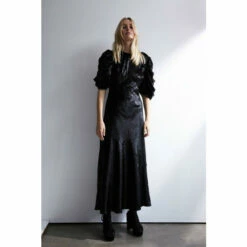 Warehouse Stripe Velvet Bias Cut Maxi Dress For Female -Warehouse Sales Store unnamed file 1849