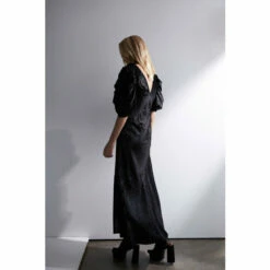Warehouse Stripe Velvet Bias Cut Maxi Dress For Female -Warehouse Sales Store unnamed file 1851