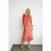 Warehouse Floral Devore Tie Neck Midi Dress For Female -Warehouse Sales Store unnamed file 1854