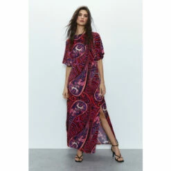Warehouse Paisley Printed Midi Dress For Female -Warehouse Sales Store unnamed file 1874