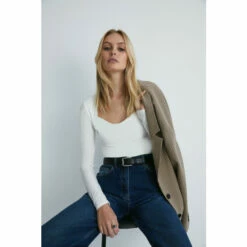 Warehouse Premium Slinky Double Layer Sweetheart Long Sleeve Body For Female -Warehouse Sales Store unnamed file 1884