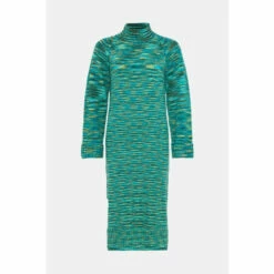 Warehouse Wool Blend Space Dye Midi Knit Dress For Female -Warehouse Sales Store unnamed file 1909