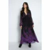 Warehouse Petite Paisley V Neck Puff Sleeve Maxi Dress For Female -Warehouse Sales Store unnamed file 193