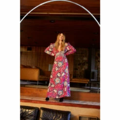 Warehouse Kara Rose Satin Diamante Fringe Maxi Dress For Female -Warehouse Sales Store unnamed file 1940